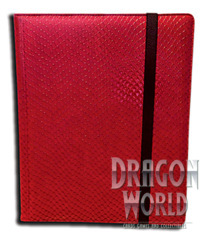 Legion Dragon Skin Binder 9 Pocket Red